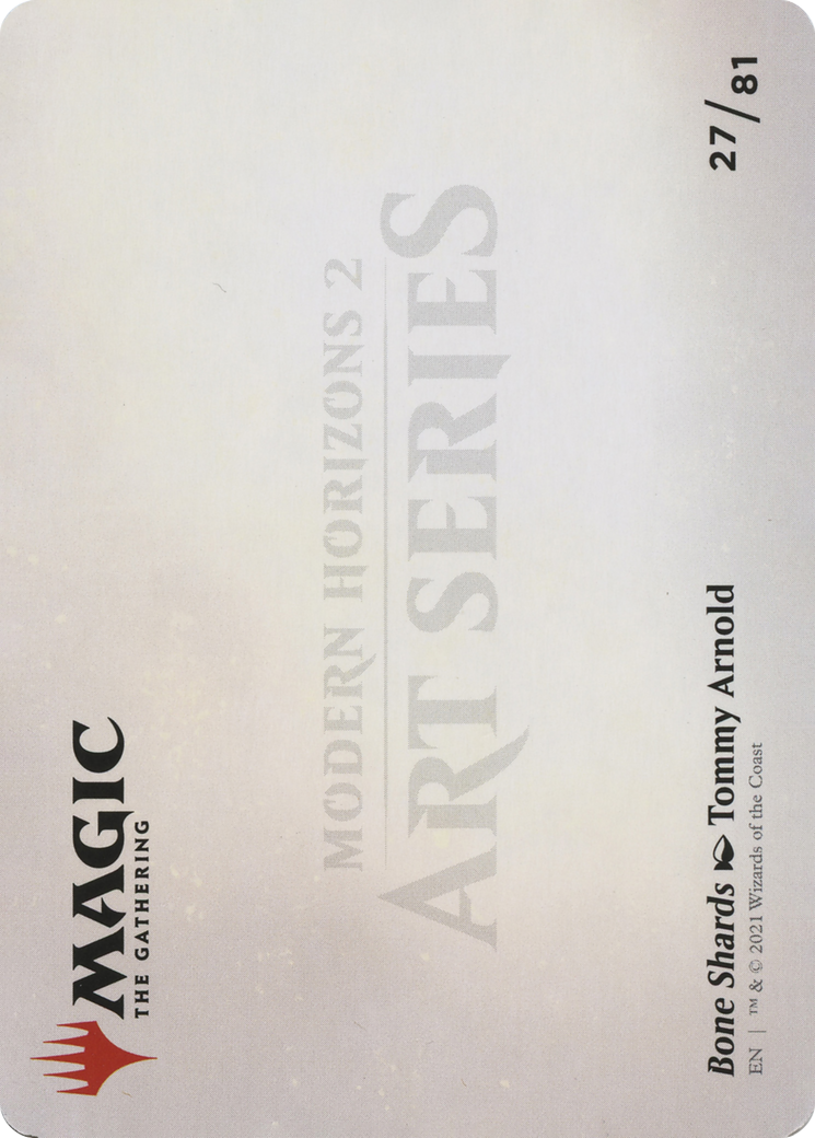 Bone Shards // Bone Shards (AMH2-027) - Modern Horizons 2 Art Series (Borderless)