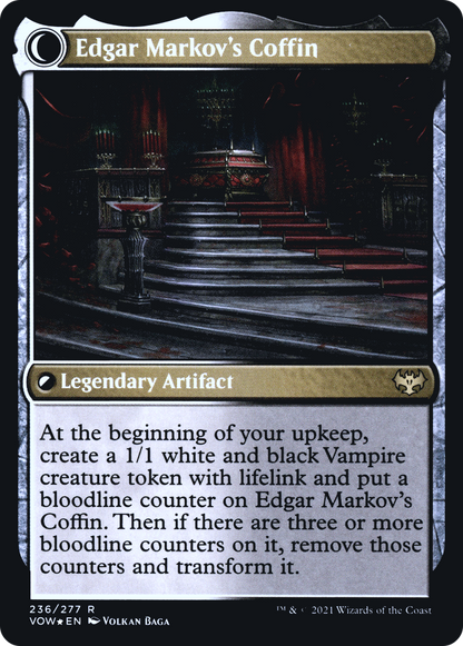 Edgar, Charmed Groom (PRE-236S) - Innistrad: Crimson Vow Promos: (Double Faced Transform) Foil