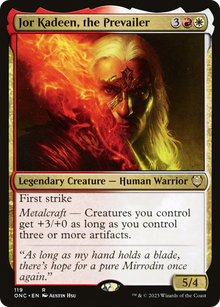 Jor Kadeen, the Prevailer⁣ - Commander: Phyrexia: All Will Be One⁣ (Rare)⁣ [119]