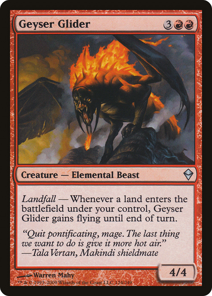 Geyser Glider (ZEN-124) - Zendikar