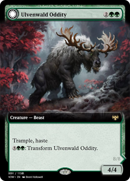 Ulvenwald Oddity // Ulvenwald Behemoth (PRM-95421) - Magic Online Promos Foil