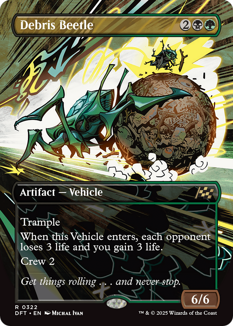 Debris Beetle (DFT-322) - Aetherdrift (Borderless)