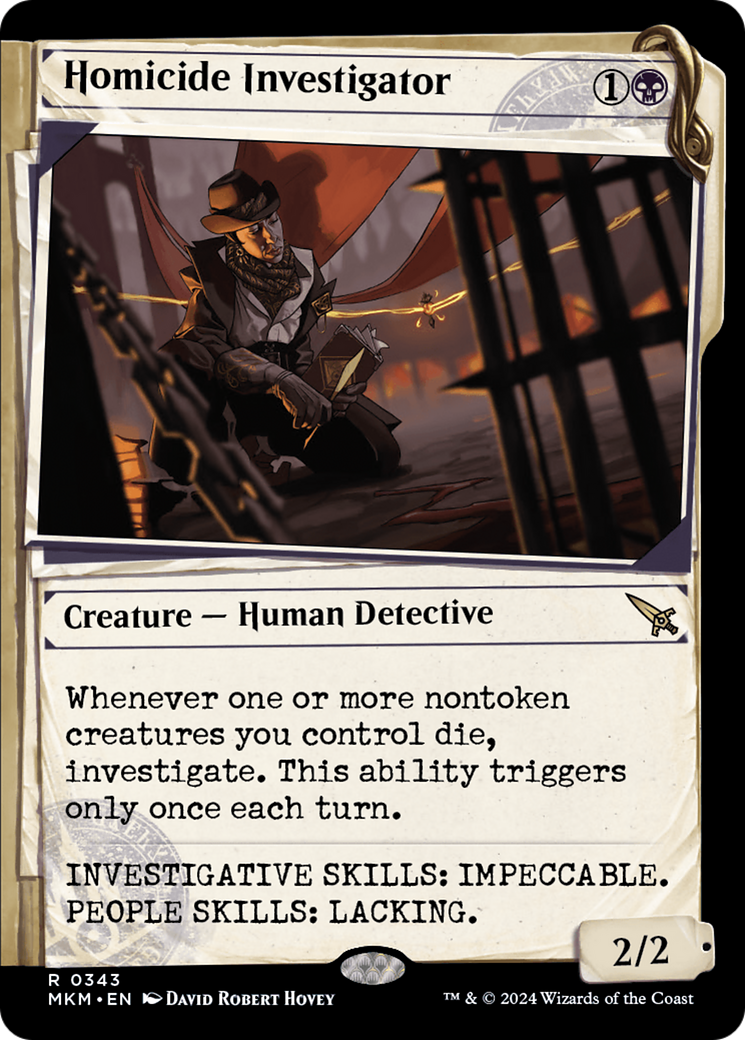 Homicide Investigator⁣ - Murders at Karlov Manor: Extras⁣ (Rare)⁣ [343]
