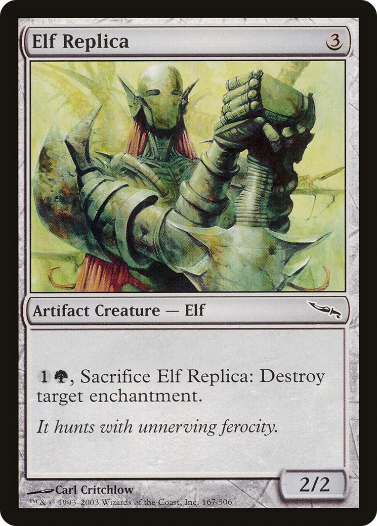 Elf Replica (MRD-167) - Mirrodin Foil