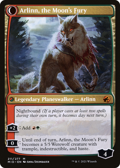Arlinn, the Pack's Hope (LIST-MID-211) - The List: (Double Faced Transform)