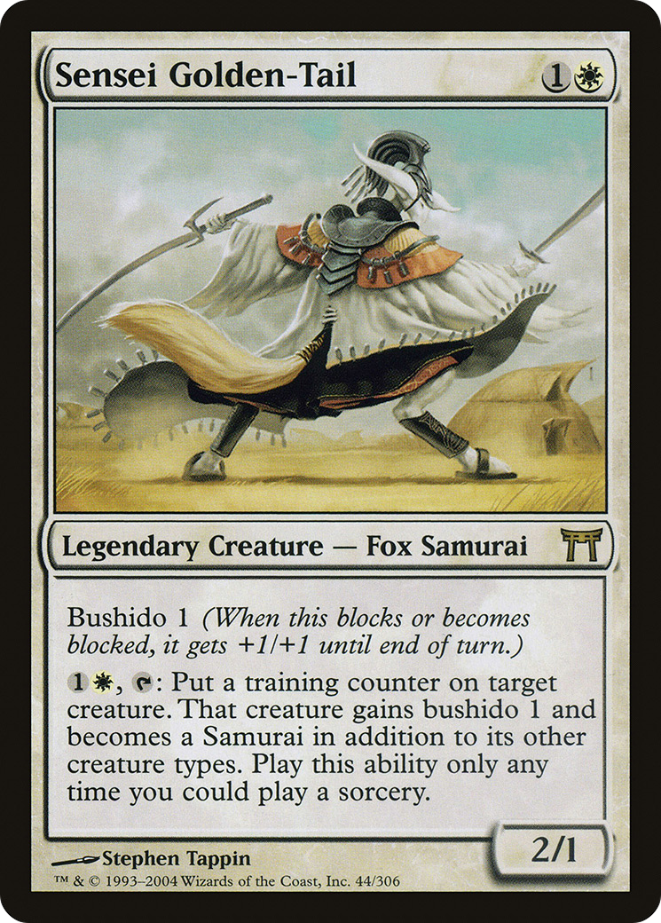 Sensei Golden-Tail (CHK-044) - Champions of Kamigawa Foil