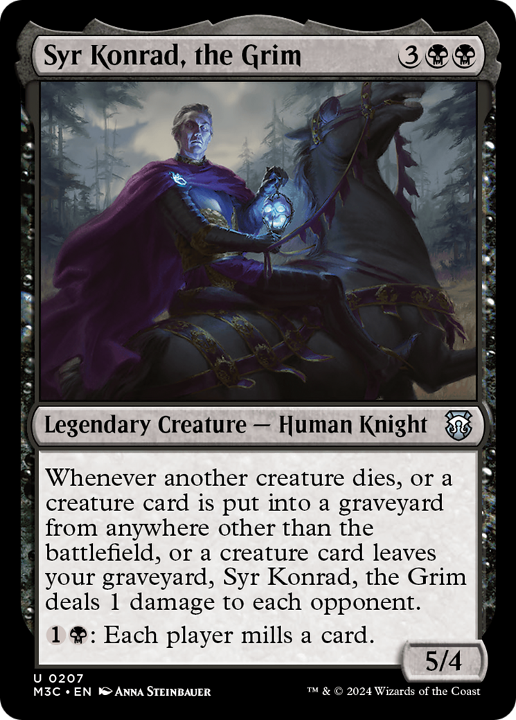Syr Konrad, the Grim⁣ - Commander: Modern Horizons 3⁣ (Uncommon)⁣ [207]