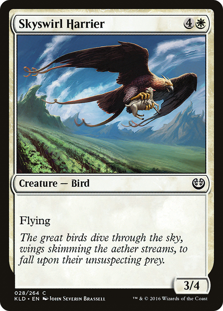 Skyswirl Harrier (KLD-028) - Kaladesh Foil