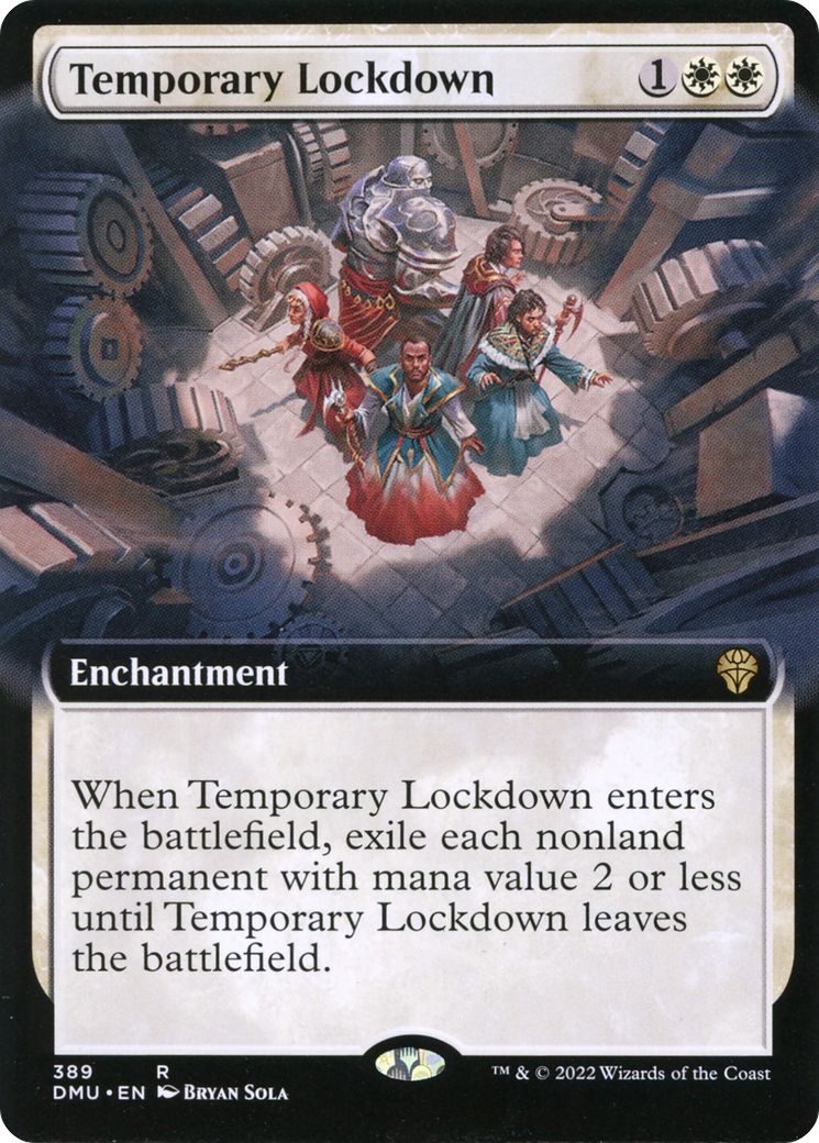 Temporary Lockdown (Extended Art) (DMU-389) - Dominaria United: (Extended Art)