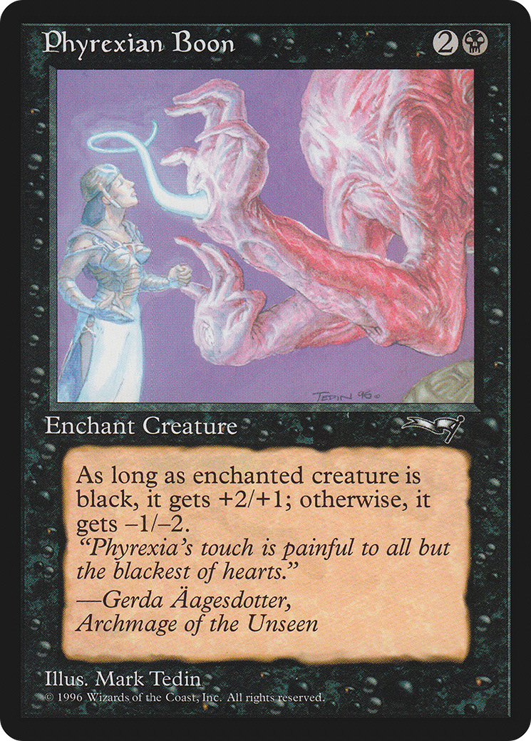 Phyrexian Boon (ALL-58A) - Alliances