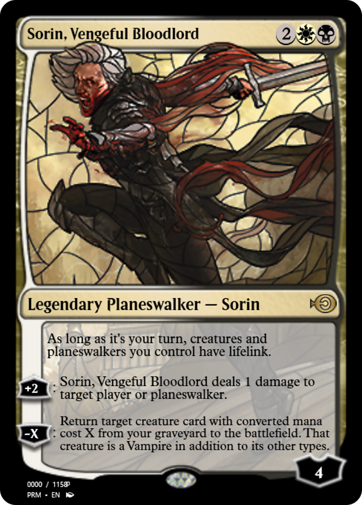 Sorin, Vengeful Bloodlord (PRM-78011) - Magic Online Promos