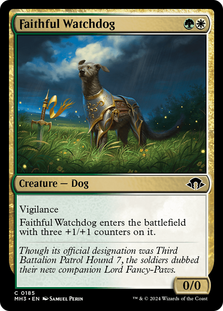 Faithful Watchdog⁣ - Modern Horizons 3⁣ (Common)⁣ [185]