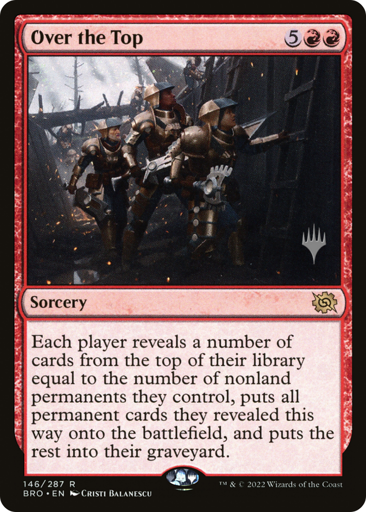 Over the Top (PPBRO-146P) - The Brothers' War Promos