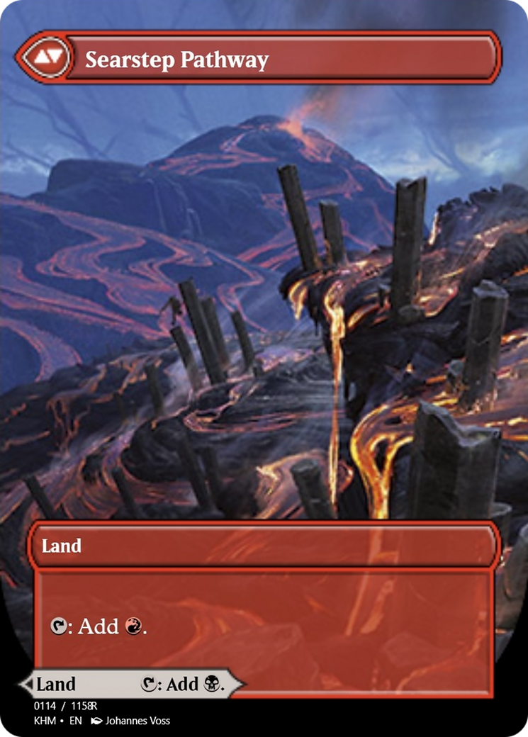 Blightstep Pathway // Searstep Pathway (PRM-88402) - Magic Online Promos Foil