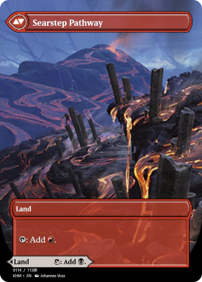 Blightstep Pathway // Searstep Pathway (PRM-88402) - Magic Online Promos Foil
