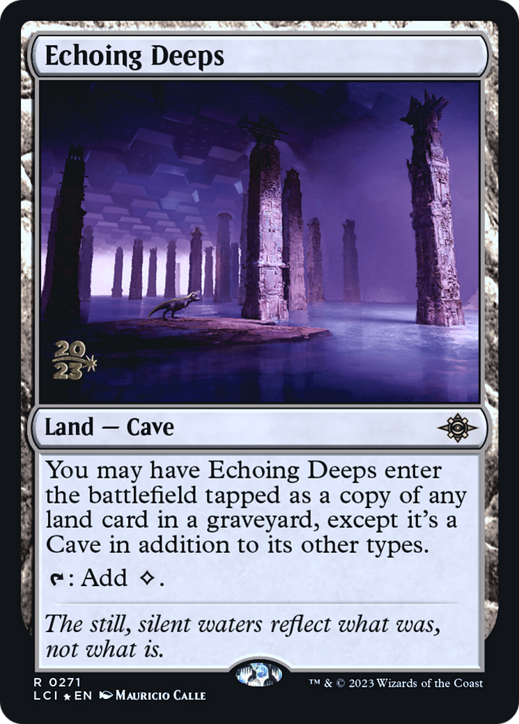 Echoing Deeps (PRE-271S) - The Lost Caverns of Ixalan Promos Foil