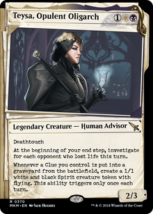 Teysa, Opulent Oligarch (Showcase) (0370) (MKM-370) - Murders at Karlov Manor: (Showcase) Foil