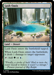 Lush Oasis⁣ - Commander: Modern Horizons 3⁣ (Common)⁣ [356]