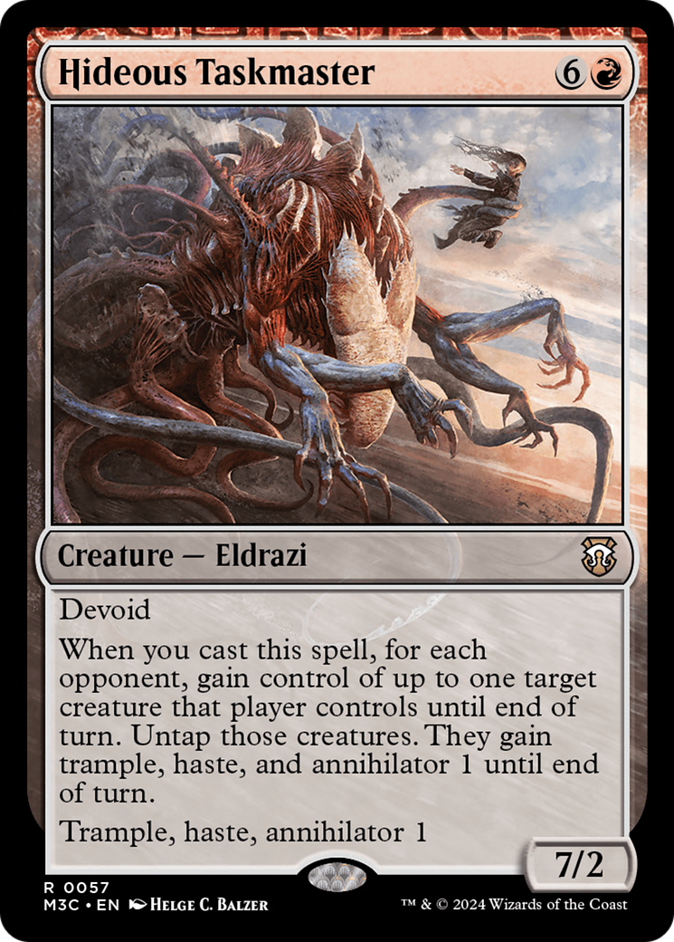 Hideous Taskmaster⁣ - Commander: Modern Horizons 3⁣ (Rare)⁣ [57]