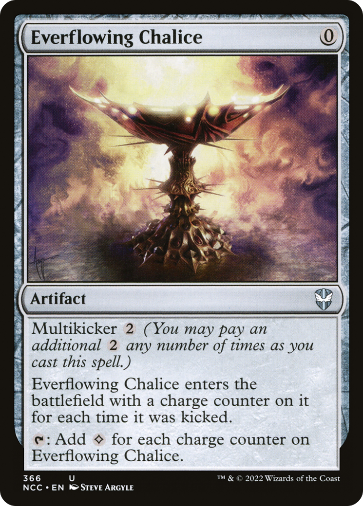 Everflowing Chalice⁣ - Commander: Streets of New Capenna⁣ (Uncommon)⁣ [366]