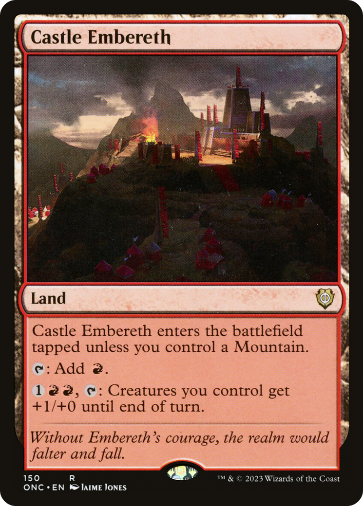 Castle Embereth⁣ - Commander: Phyrexia: All Will Be One⁣ (Rare)⁣ [150]