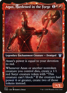 Anax, Hardened in the Forge⁣ - Theros Beyond Death: Extras⁣ (Uncommon)⁣ [264]