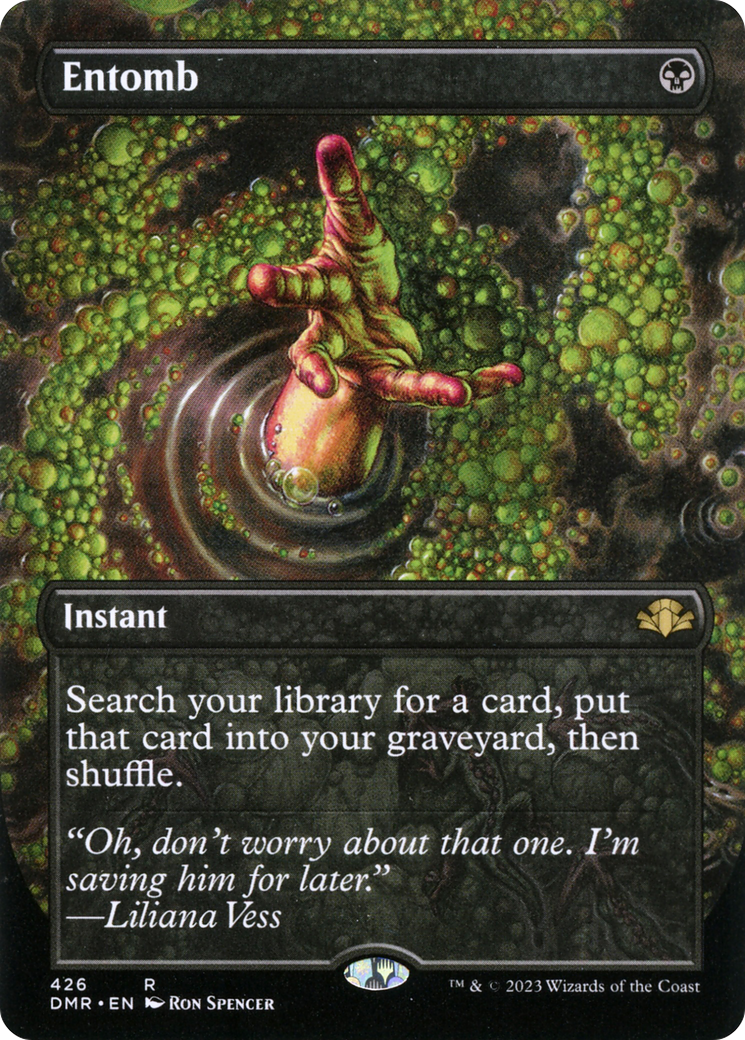 Entomb (Borderless) (DMR-426) - Dominaria Remastered (Borderless) Foil