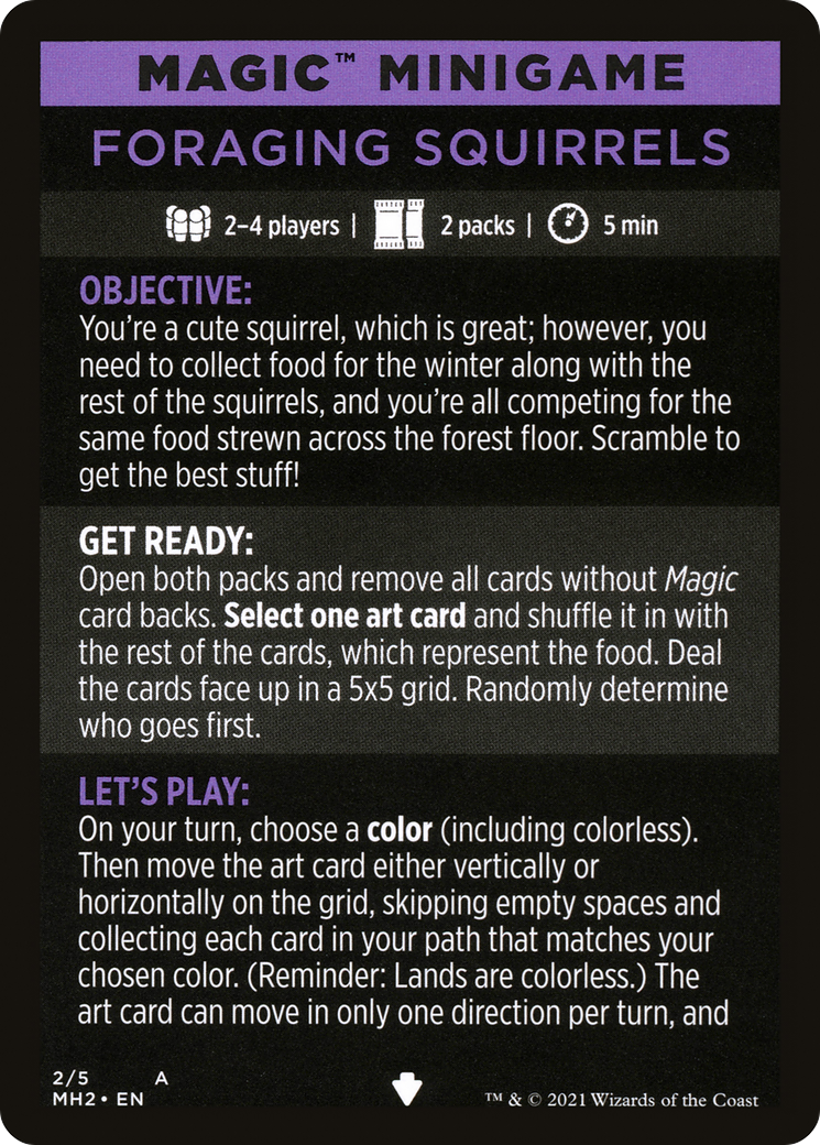 Foraging Squirrels // Foraging Squirrels (cont'd) (MMH2-002) - Modern Horizons 2 Minigames
