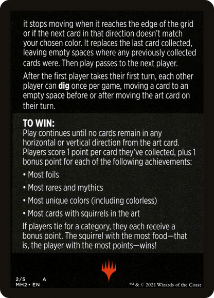 Foraging Squirrels // Foraging Squirrels (cont'd) (MMH2-002) - Modern Horizons 2 Minigames
