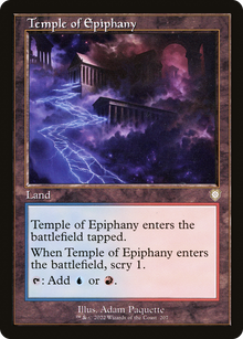 Temple of Epiphany⁣ - Commander: The Brothers' War⁣ (Rare)⁣ [207]
