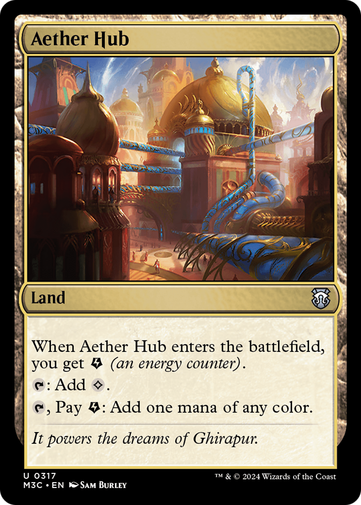 Aether Hub⁣ - Commander: Modern Horizons 3⁣ (Uncommon)⁣ [317]
