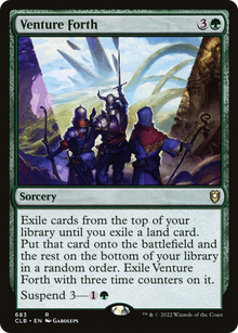 Venture Forth (V.1)⁣ - Commander Legends: Battle for Baldur's Gate: Extras⁣ (Rare)⁣ [683]