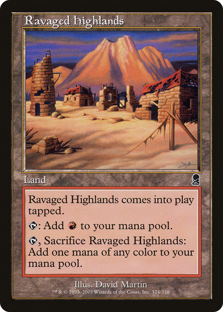 Ravaged Highlands (ODY-324) - Odyssey Foil