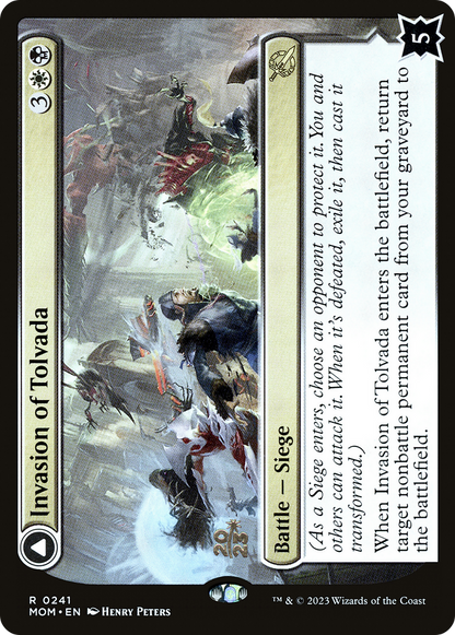 Invasion of Tolvada (PRE-241S) - March of the Machine Promos Foil