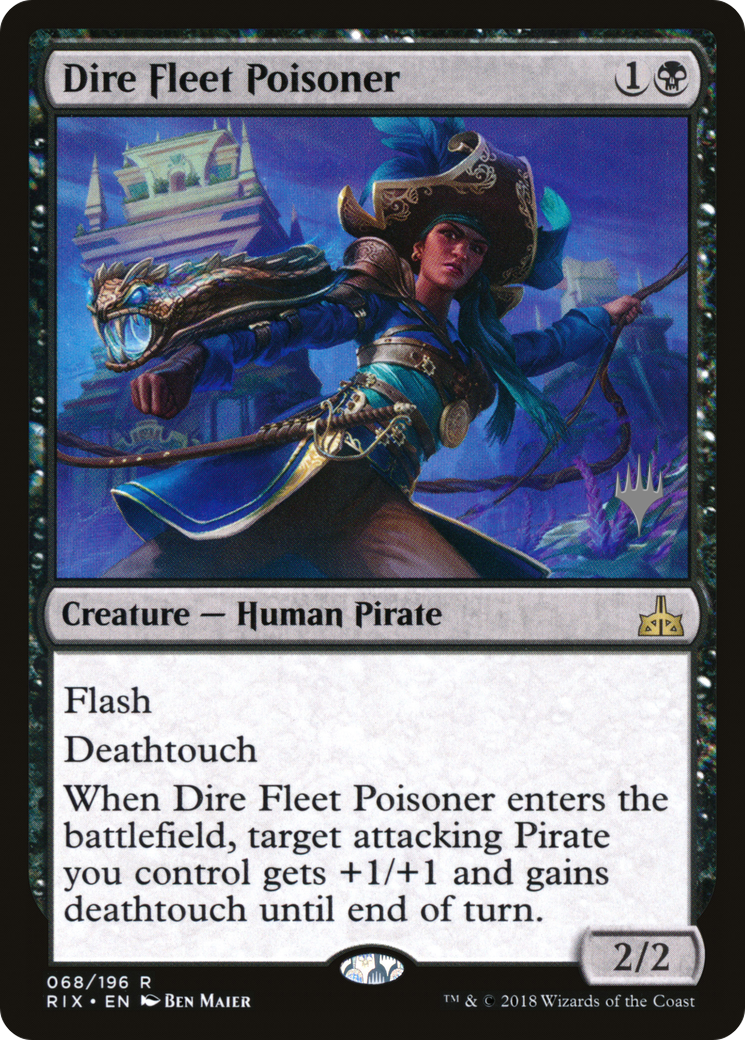 Dire Fleet Poisoner (PPM20-68P) - Rivals of Ixalan Promos Foil