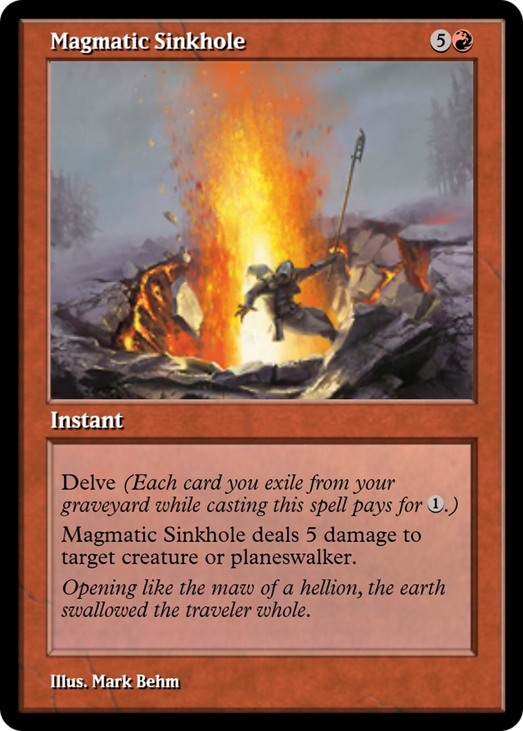 Magmatic Sinkhole (PRM-91291) - Magic Online Promos Foil