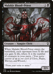 Malakir Blood-Priest⁣ - Commander Legends: Battle for Baldur's Gate: Extras⁣ (Common)⁣ [760]