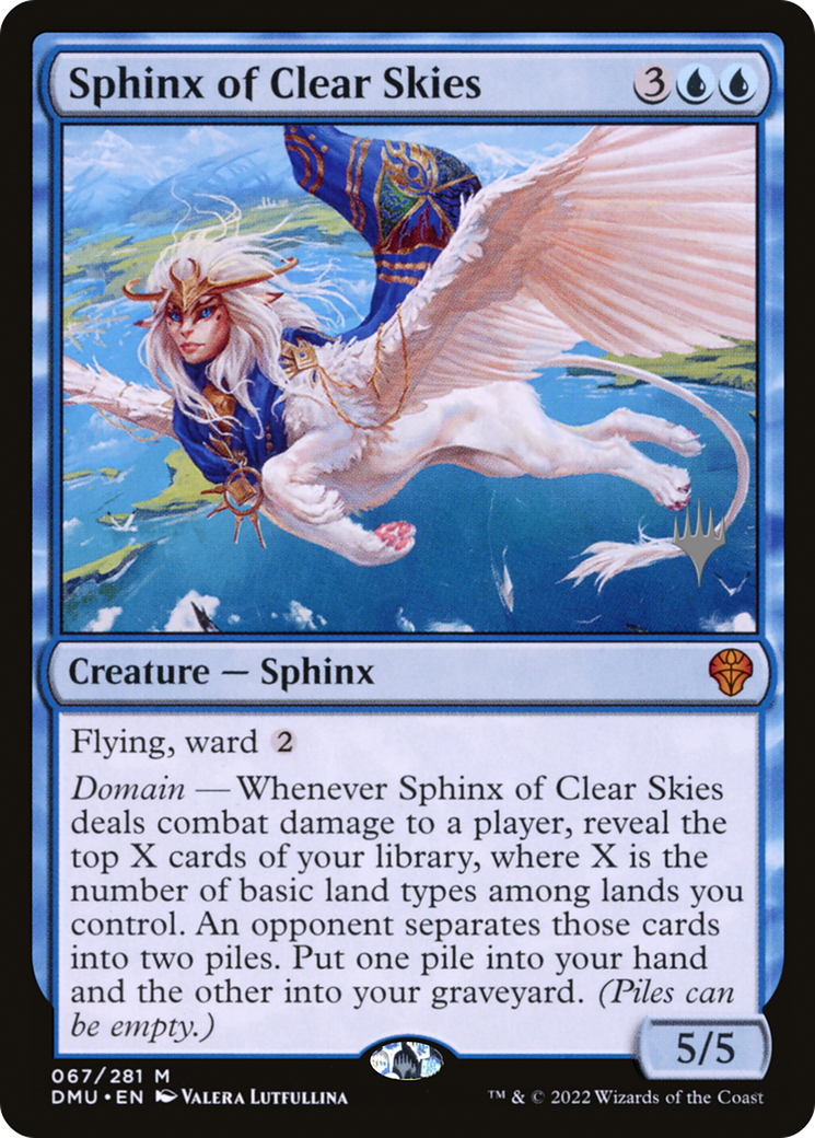 Sphinx of Clear Skies (PPDMU-67P) - Dominaria United Promos