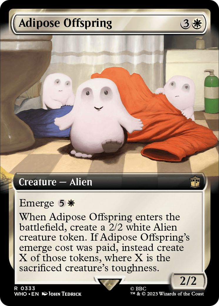 Adipose Offspring (Extended Art) (WHO-333) - Doctor Who: (Extended Art) Foil