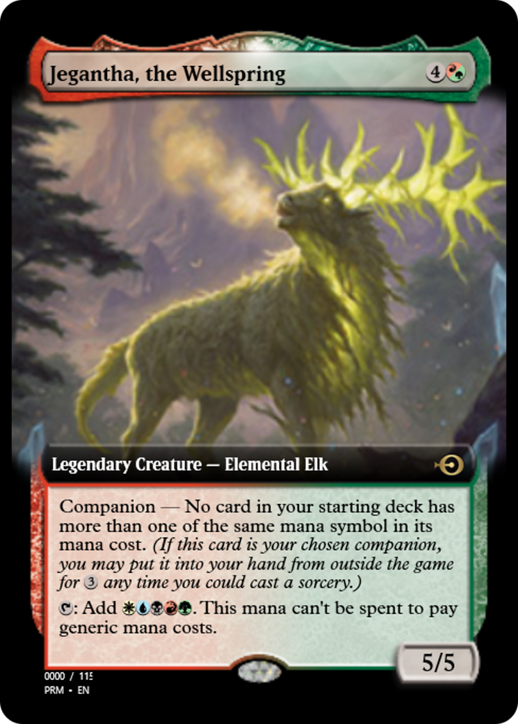 Jegantha, the Wellspring (PRM-80811) - Magic Online Promos: (companion)