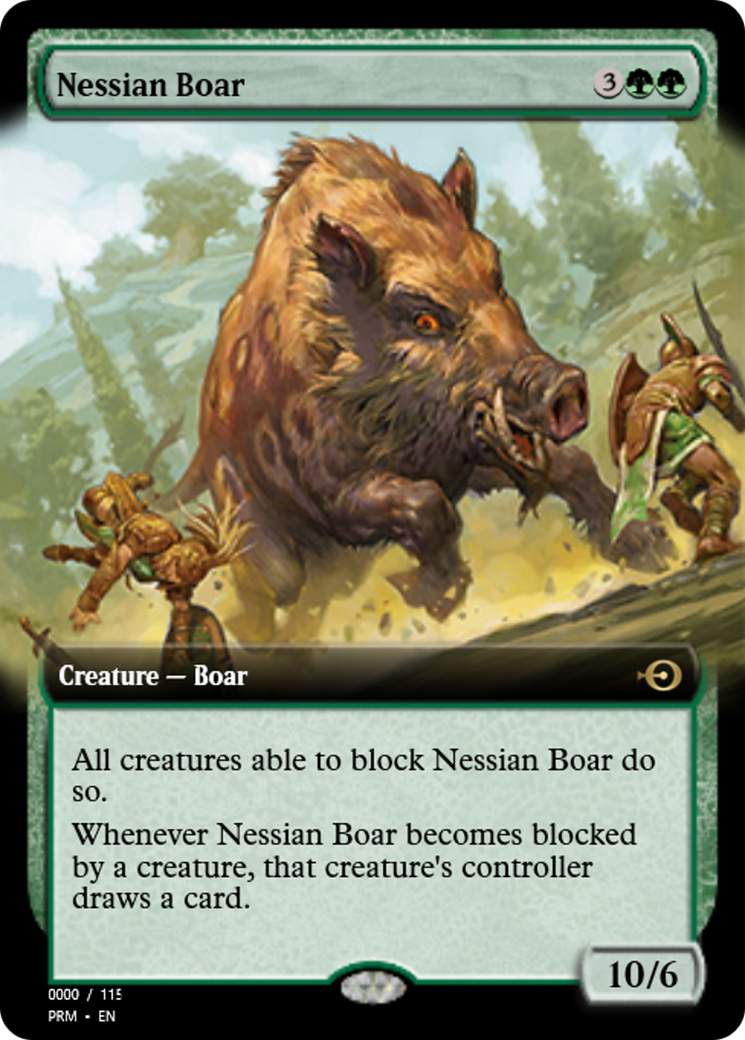 Nessian Boar (PRM-79911) - Magic Online Promos Foil