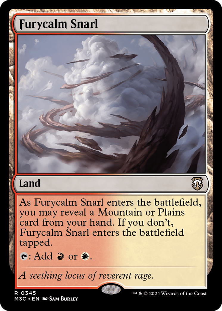 Furycalm Snarl⁣ - Commander: Modern Horizons 3⁣ (Rare)⁣ [345]