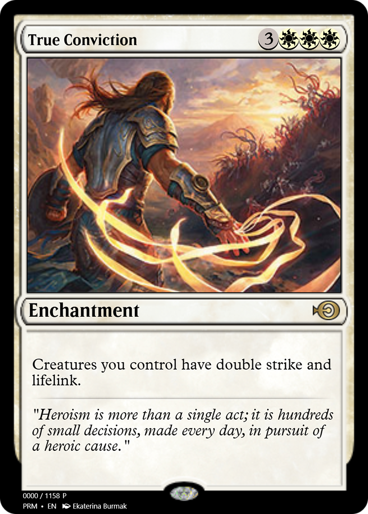 True Conviction (PRM-77951) - Magic Online Promos