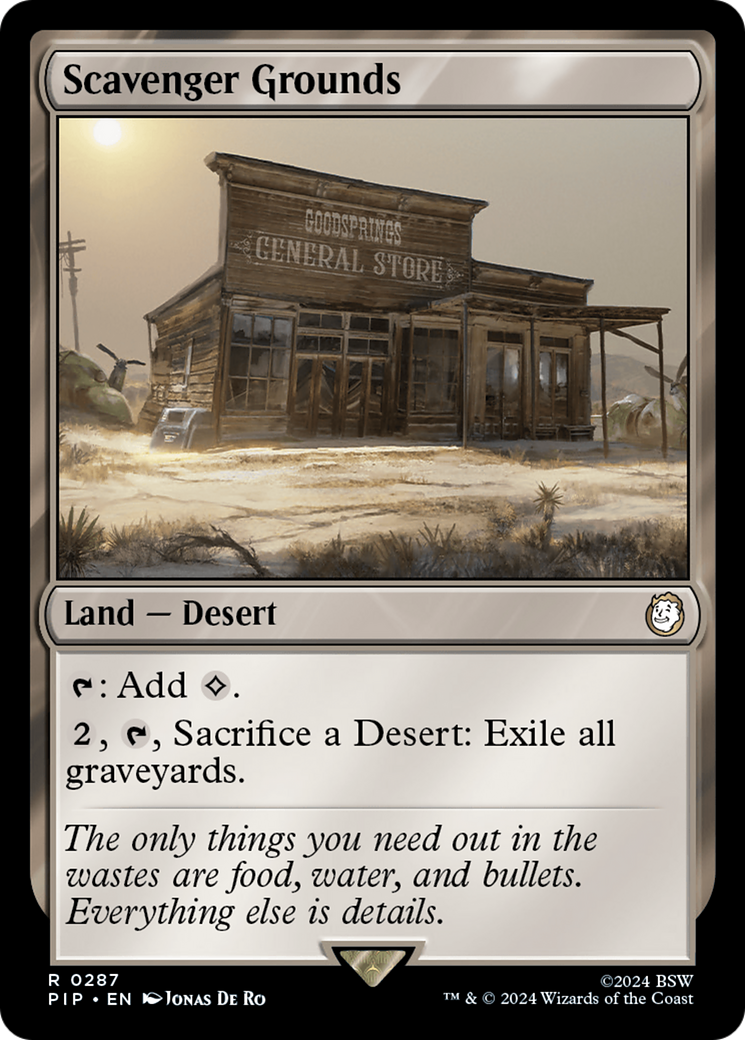 Scavenger Grounds⁣ - Universes Beyond: Fallout⁣ (Rare)⁣ [287]