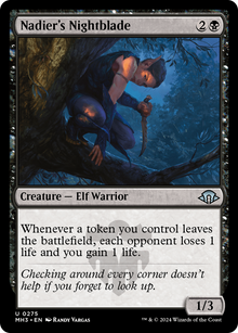 Nadier's Nightblade⁣ - Modern Horizons 3⁣ (Uncommon)⁣ [275]