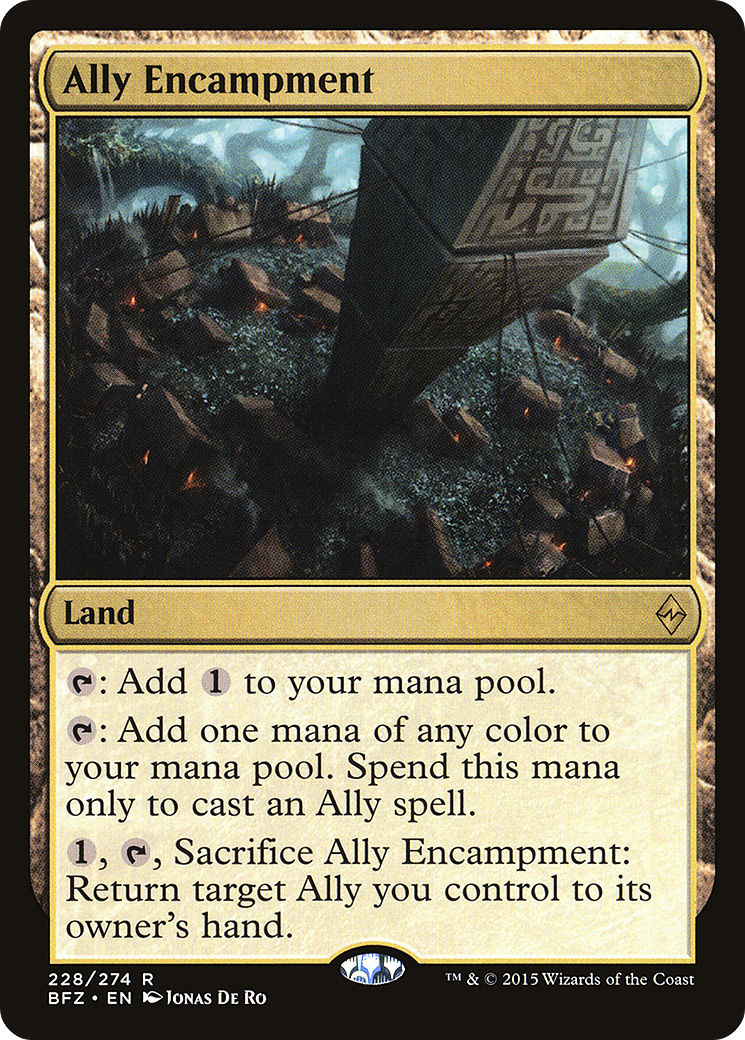 Ally Encampment (BFZ-228) - Battle for Zendikar Foil