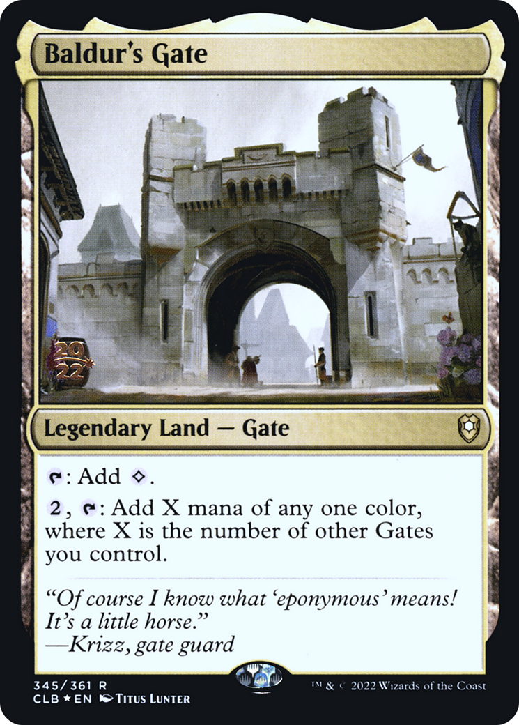 Baldur's Gate (PRE-345S) - Battle for Baldur's Gate Promos Foil