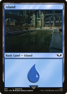 Island (V.1)⁣ - Universes Beyond: Warhammer 40,000⁣ (Common)⁣ [307]