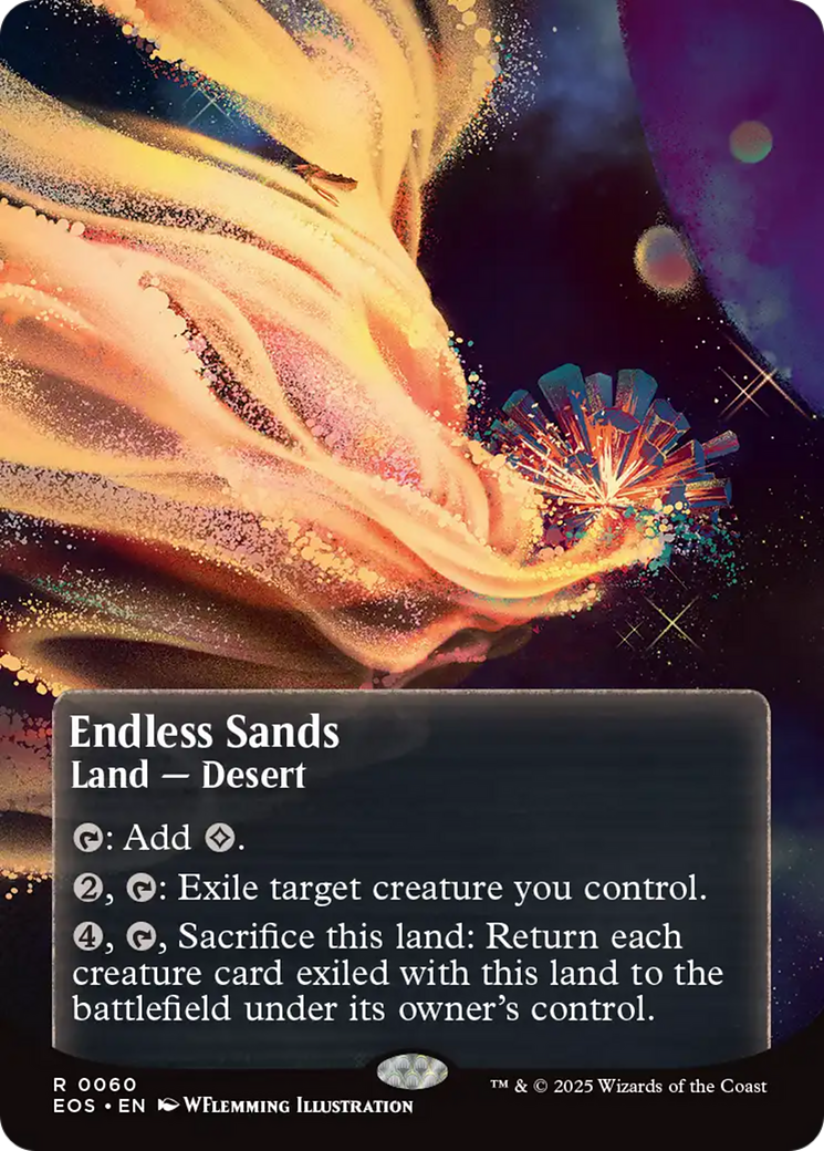 Endless Sands (EOS-060) - Edge of Eternities: Stellar Sights (Borderless)