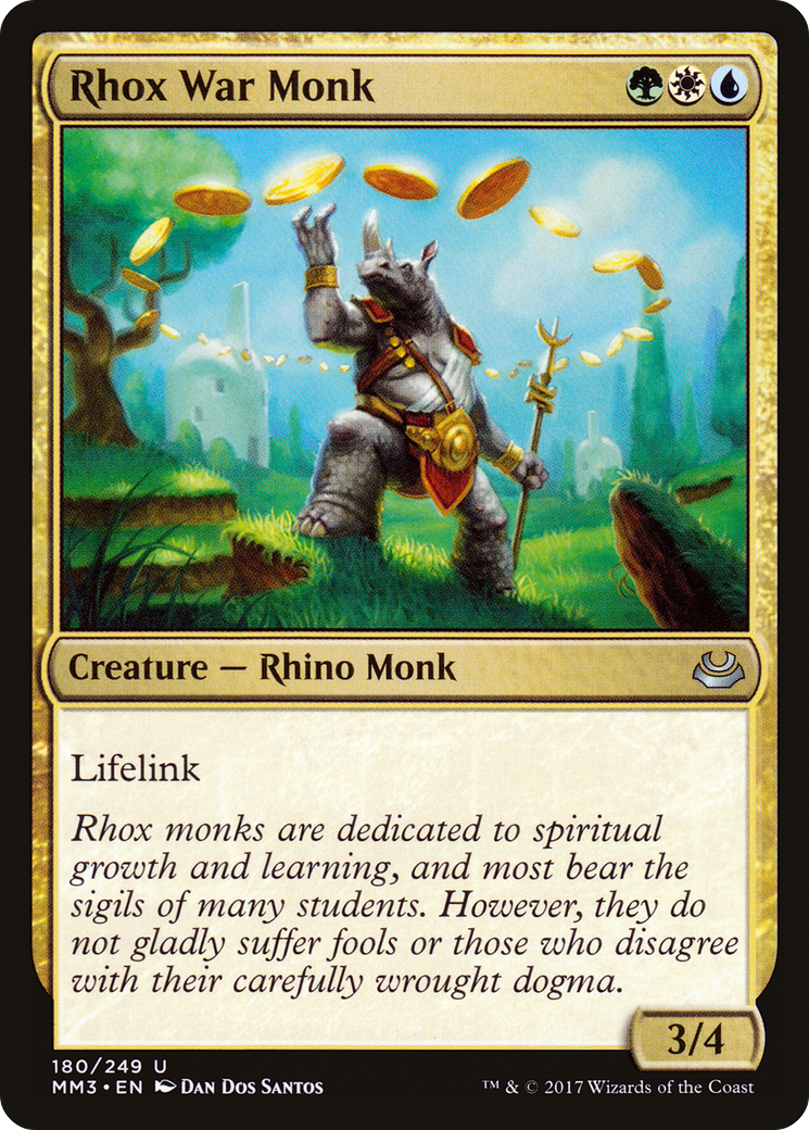 Rhox War Monk (MM3-180) - Modern Masters 2017